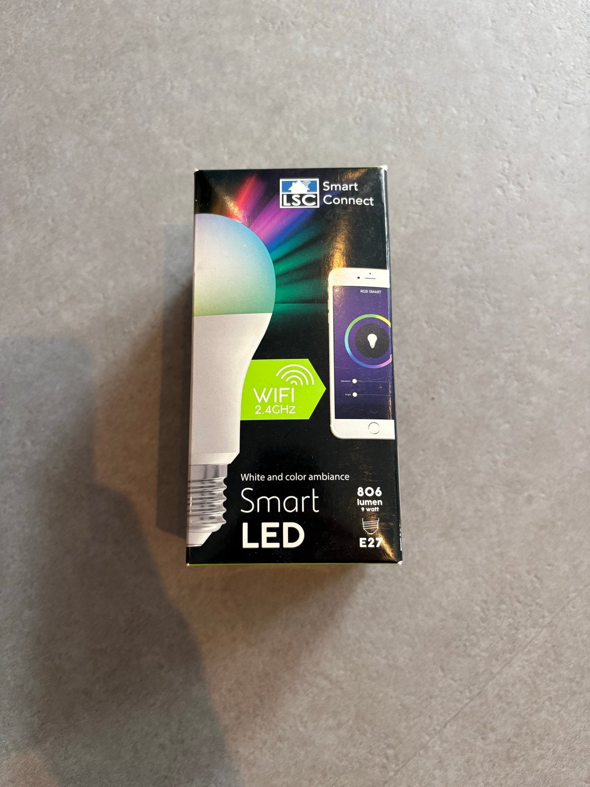 LSC Smart Connect LED Lamp E27 - Wit en Kleur, Overige merken, Kunststof, Meerkleurig, Nieuw