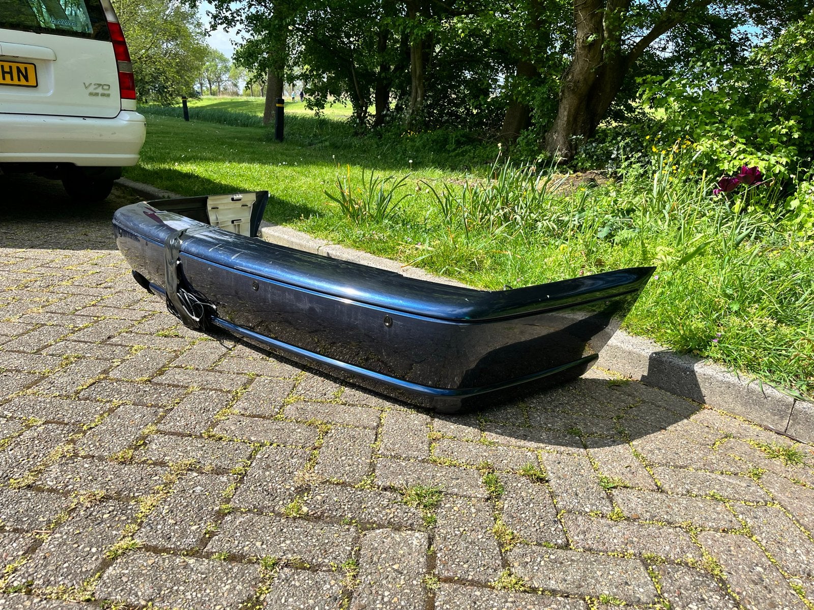 Volvo S70/V70 achterbumper + sensoren!!, Ophalen, Gebruikt, Volvo, Achter