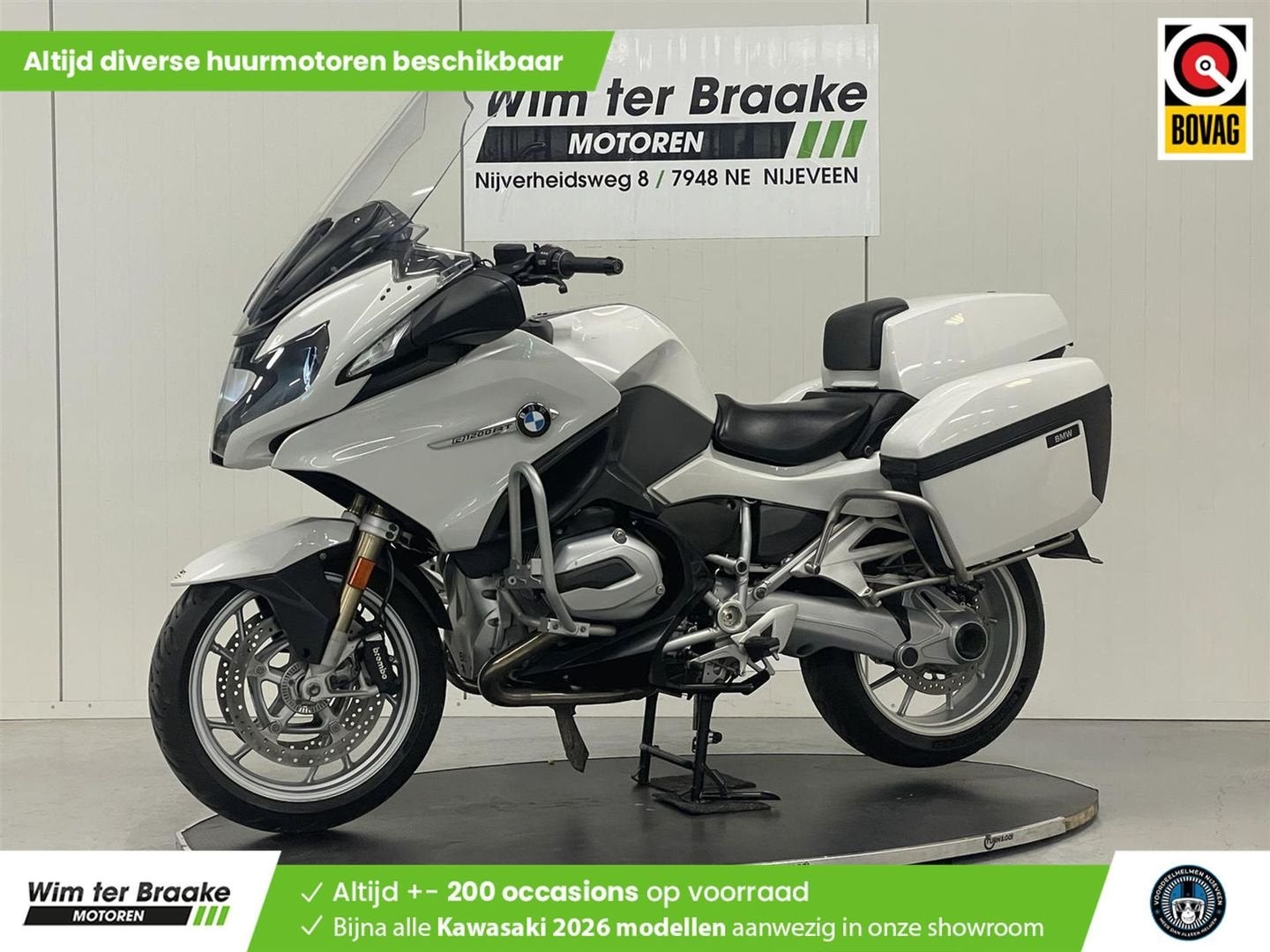 Bmw R 1200 RT ABS (bj 2018), 2 cilinders, Motorrijbewijs A, Bedrijf, Meer dan 35 kW