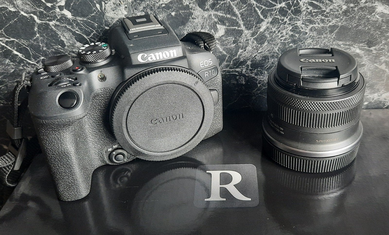 Canon EOS R10 body + lens Rf-s 18-45, complete systeemcamera, Audio, Tv en Foto, Fotocamera's Digitaal, 25 megapixels, Canon, Nieuw