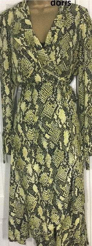 slang print jurk Karen Millen maat 12/40, Maat 38/40 (M), Karen Millen, Ophalen of Verzenden, Zo goed als nieuw
