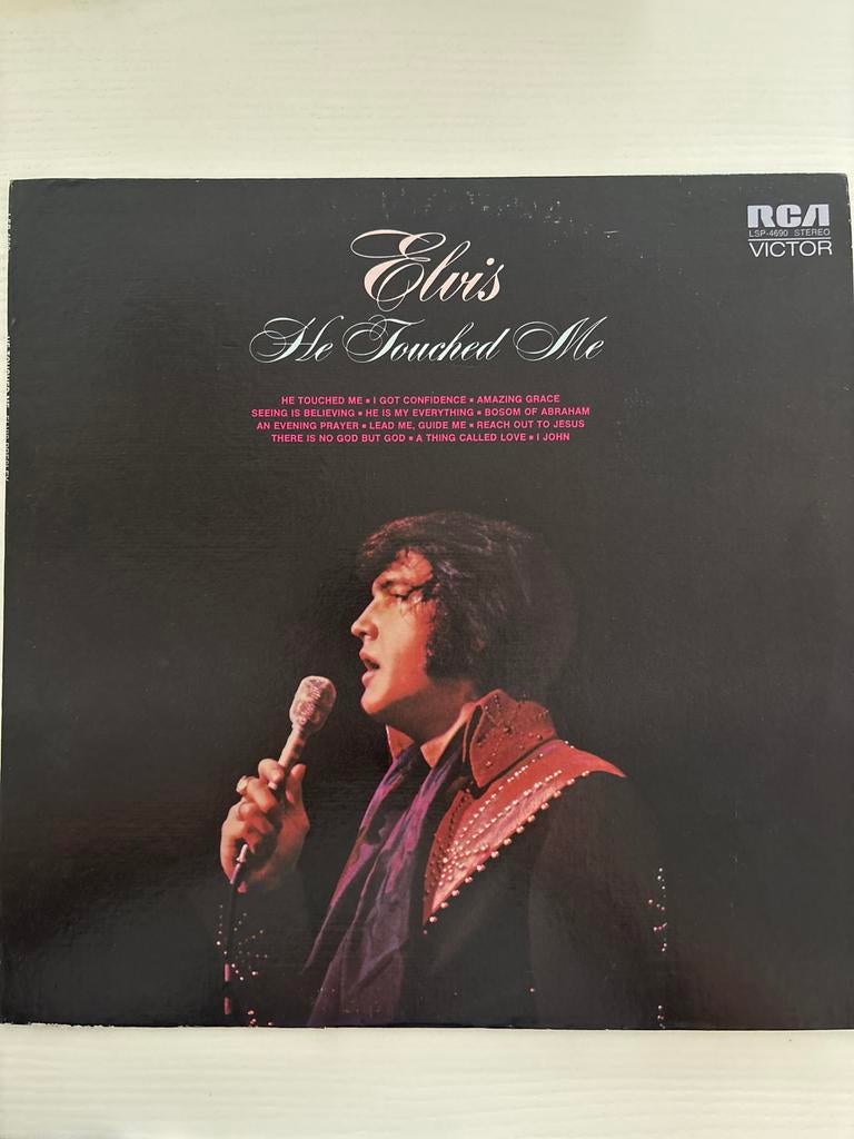 Elvis Presley - He Touched Me LP (1972) Duits 1e persing, Ophalen of Verzenden, Zo goed als nieuw, Cd of Plaat