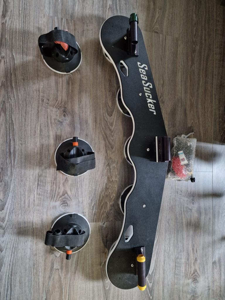 SeaSucker bomber 3 dakdragers. Fiets drager, Ophalen