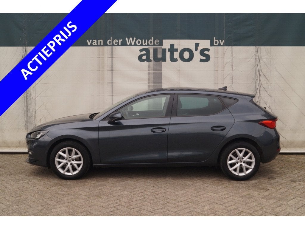 SEAT Leon 1.0 eTSI 110pk DSG Style Business Intense -NAVI-EC, Auto's, Seat, Dealer onderhouden, Stof, Gebruikt, Euro 6
