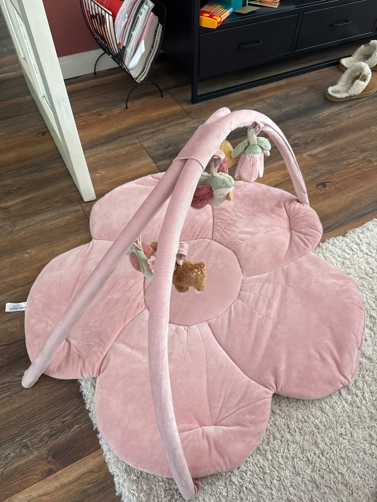 Little Dutch Speelkleed Roze Bloem met Speelbogen, Kinderen en Baby's, Ophalen, Zo goed als nieuw