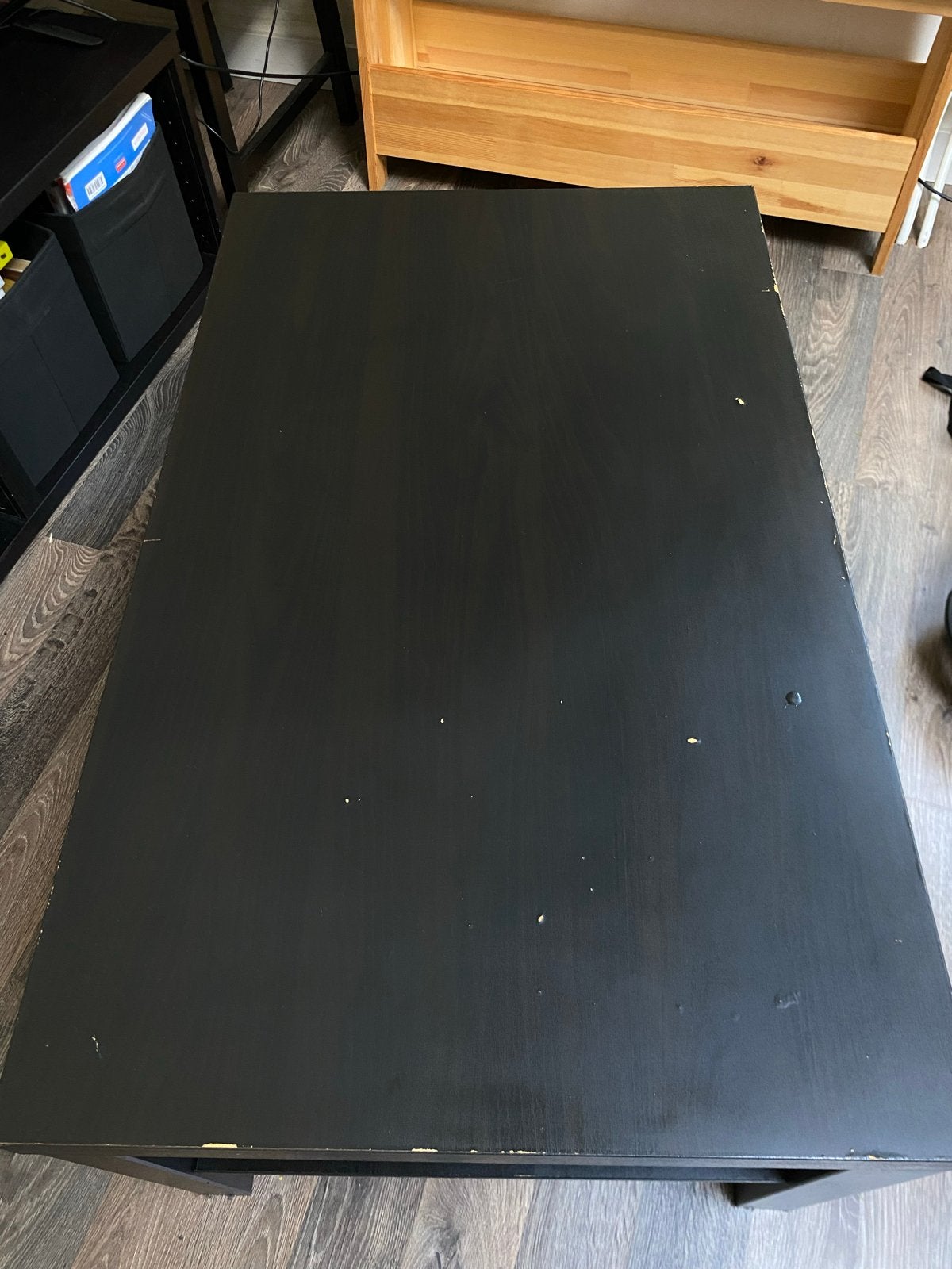 Ikea Lack salontafel - Zwart, Ophalen, Gebruikt, Rechthoekig, Overige materialen