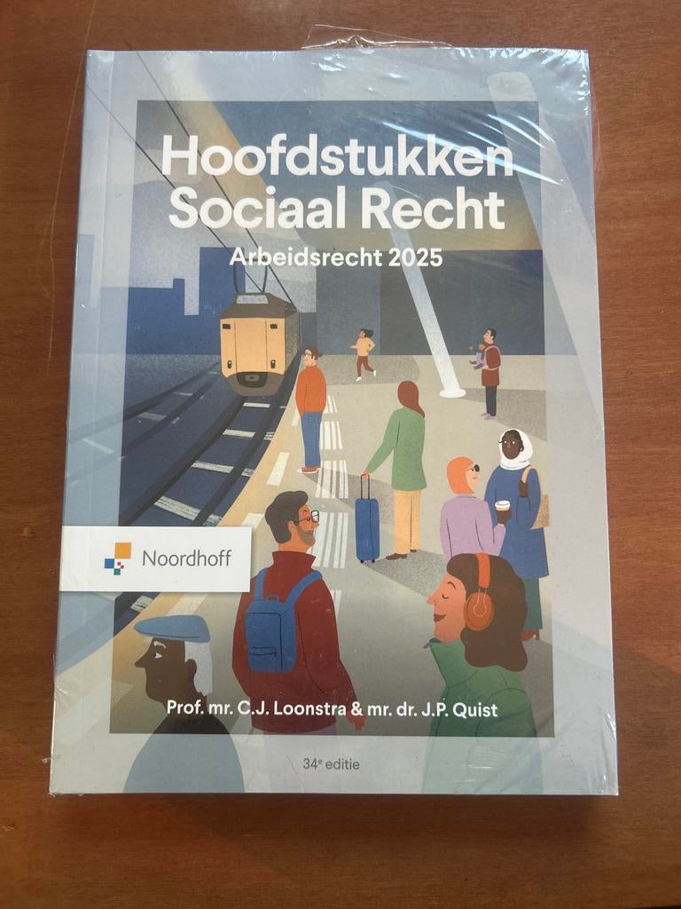 Hoofdstukken Sociaal Recht Arbeidsrecht 2025 - 34e editie, Ophalen of Verzenden, Gamma, Nieuw, HBO