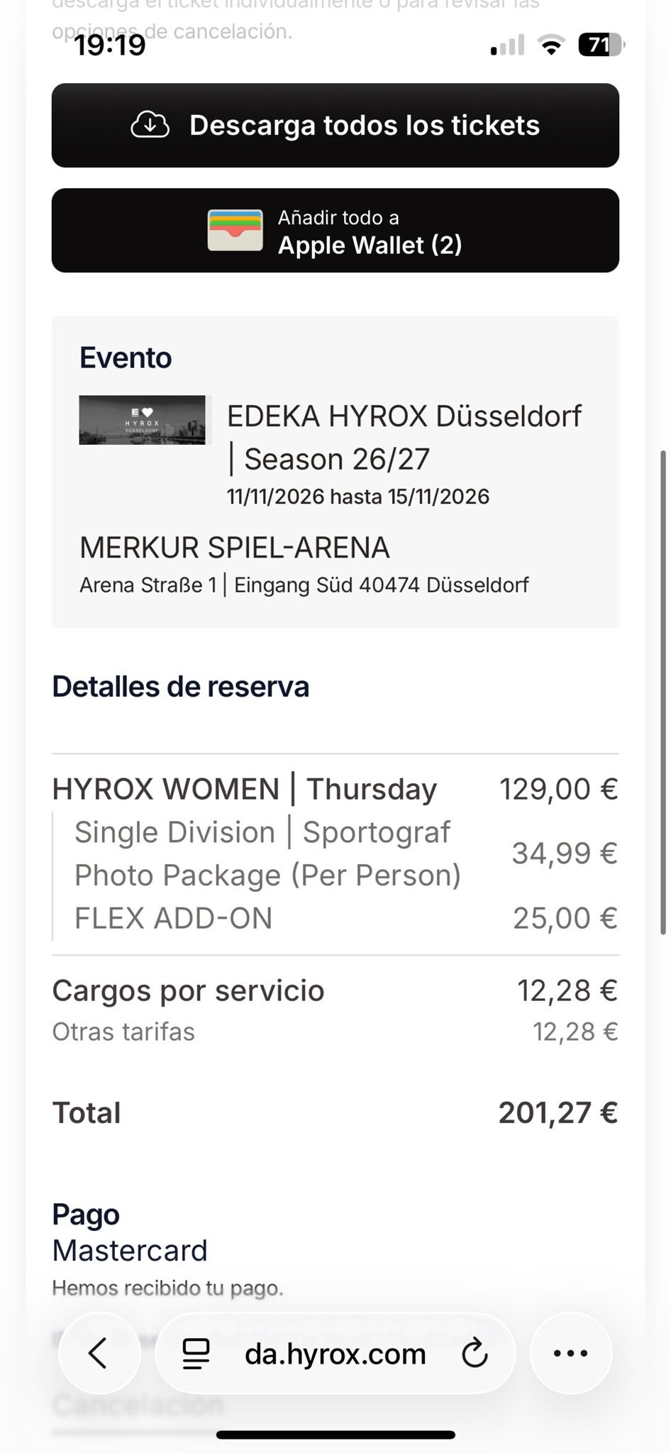 HYROX WOMEN SOLO OPEN DÜSSELDORF, Tickets en Kaartjes