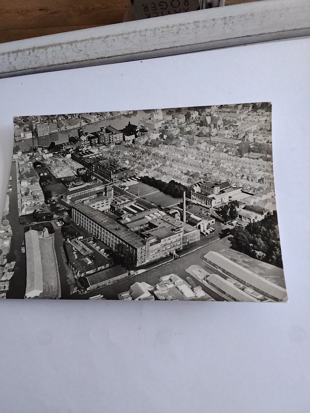 Oude luchtfoto Koninklijke Verkade Fabrieken Zaandam, Ophalen of Verzenden