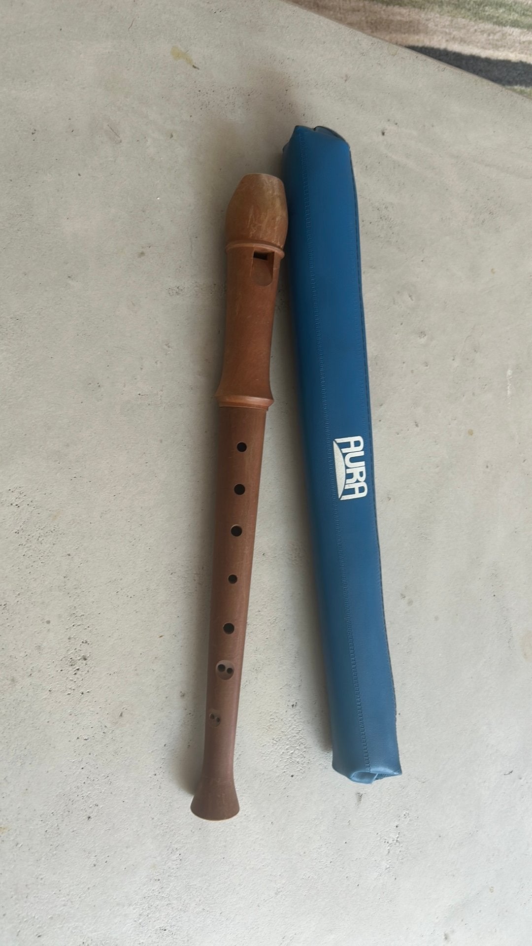 Aura blokfluit. Gebruikt op Vrijeschool., Muziek en Instrumenten, Ophalen, Gebruikt