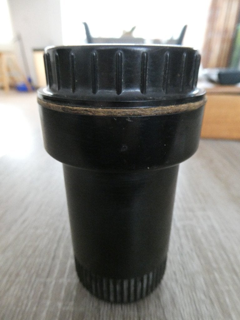 Duitse bakelieten transport koker., Verzamelen, Militaria | Tweede Wereldoorlog, Ophalen of Verzenden, Landmacht, Duitsland, Kist of Geocache