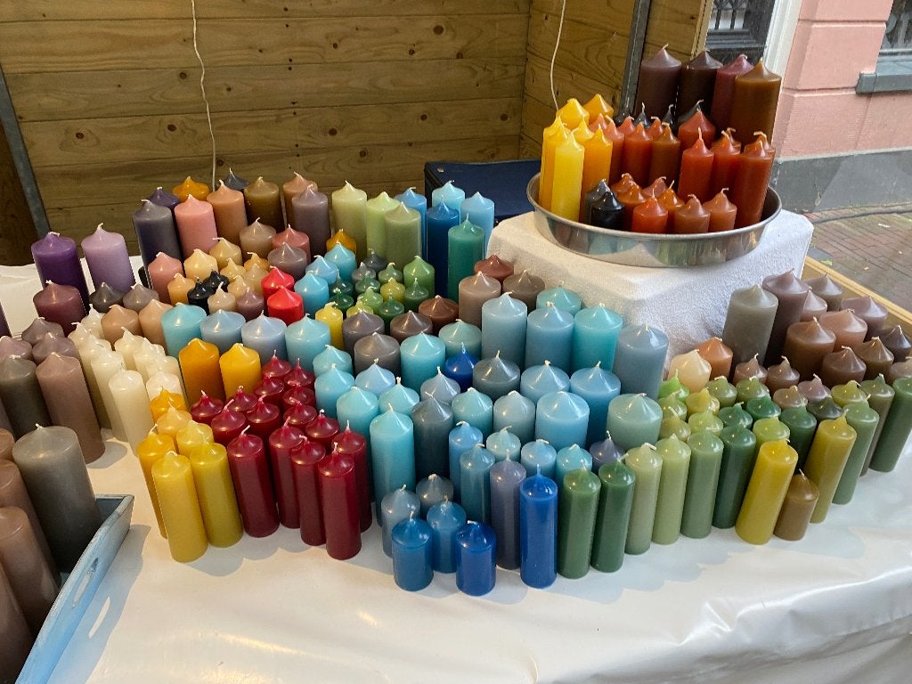 Kaarsen van 100% gerecycled kaarsvet, Hobby en Vrije tijd, Overige Hobby en Vrije tijd, Ophalen of Verzenden, Nieuw
