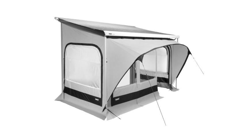 Thule Quickfit 310 L voortent voor caravan, Ophalen, Gebruikt