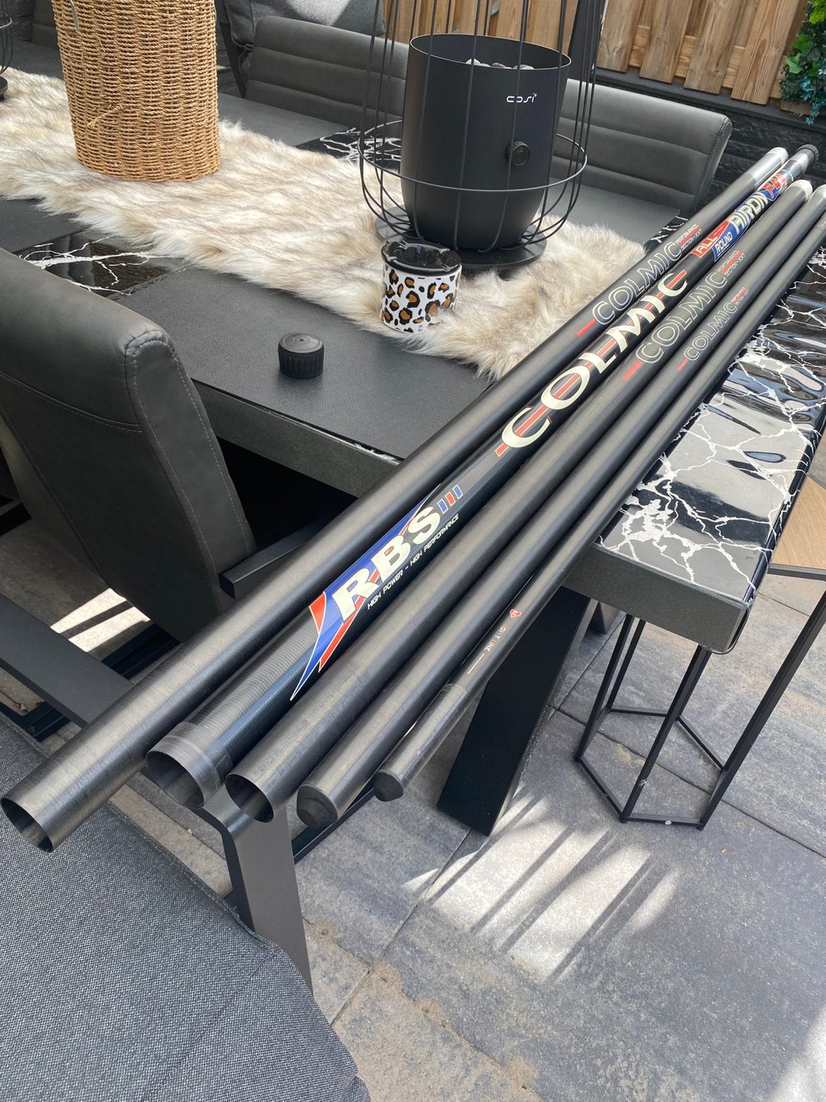 Colmic Arion F44  11.5 meter topsets extensions, Watersport en Boten, Hengelsport | Witvissen, Ophalen, Gebruikt, Vaste hengel