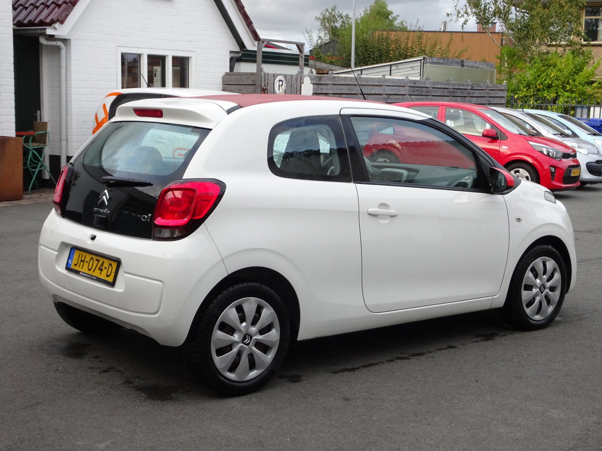 Citroën C1 1.0 e-VTi Airscape Feel Airco, elektrische ramen, Auto's, Voorwielaandrijving, Stof, Gebruikt, 4 stoelen