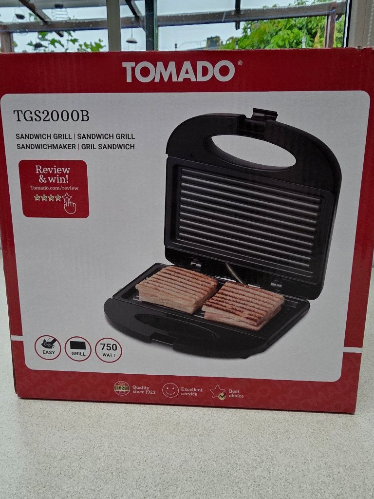 nieuw in doos Tomado sandwich grill - tosti ijzer, Ophalen of Verzenden, Nieuw