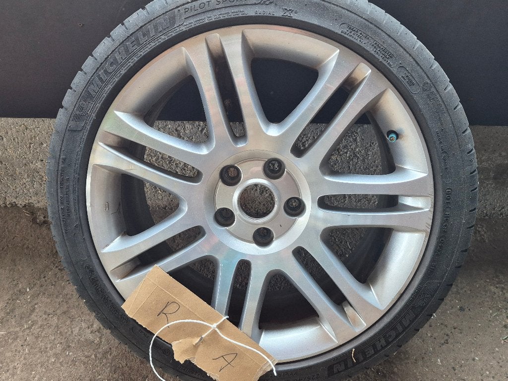 Michelin Pilot sport 4 op velgen, Ophalen, 18 inch, Gebruikt, Banden en Velgen