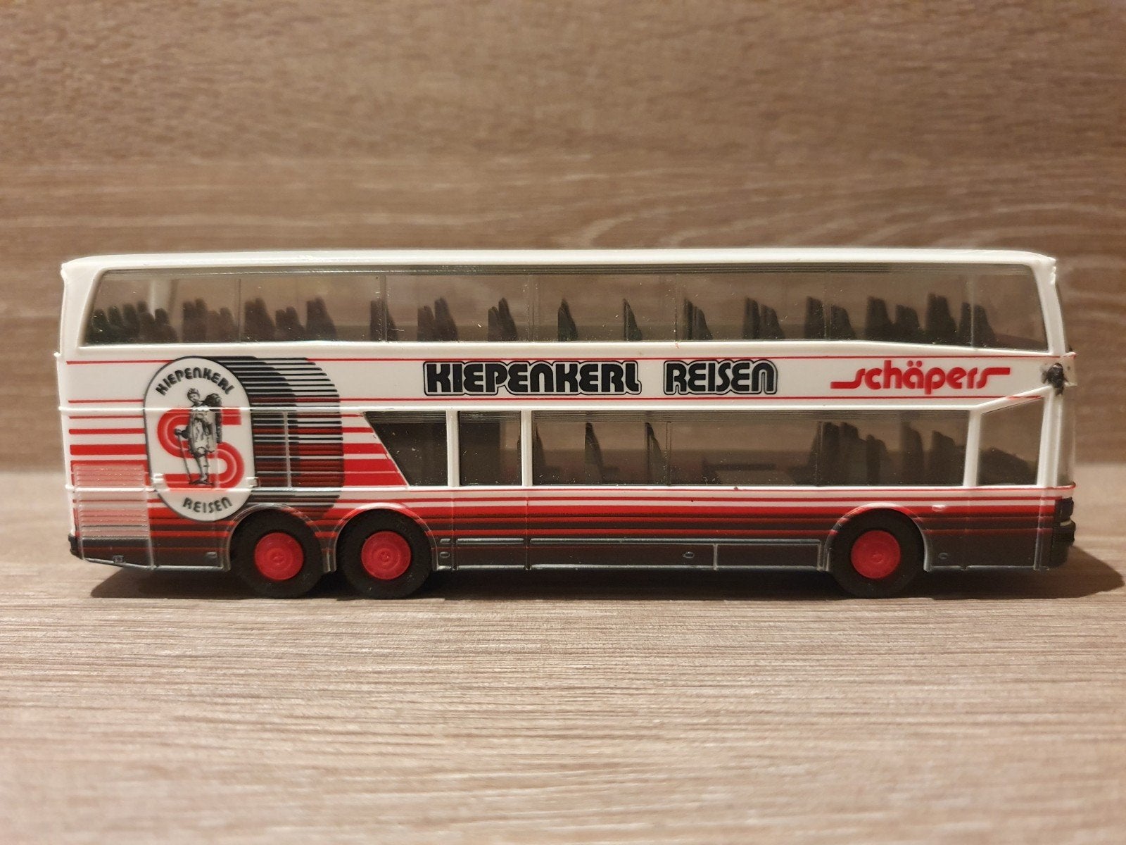 Herpa Setra S228DT Kiepenkerl Reisen/ Schepers bus 1:87, Ophalen of Verzenden, Gebruikt, Bus of Vrachtwagen, Herpa