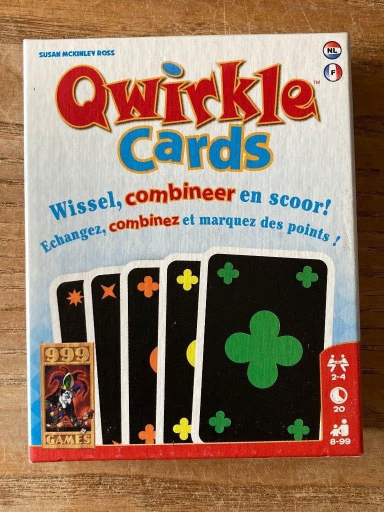 999 Games - Qwirkle cards (2-4 spelers, 8+jaar) zgan, Hobby en Vrije tijd, Gezelschapsspellen | Kaartspellen, Een of twee spelers