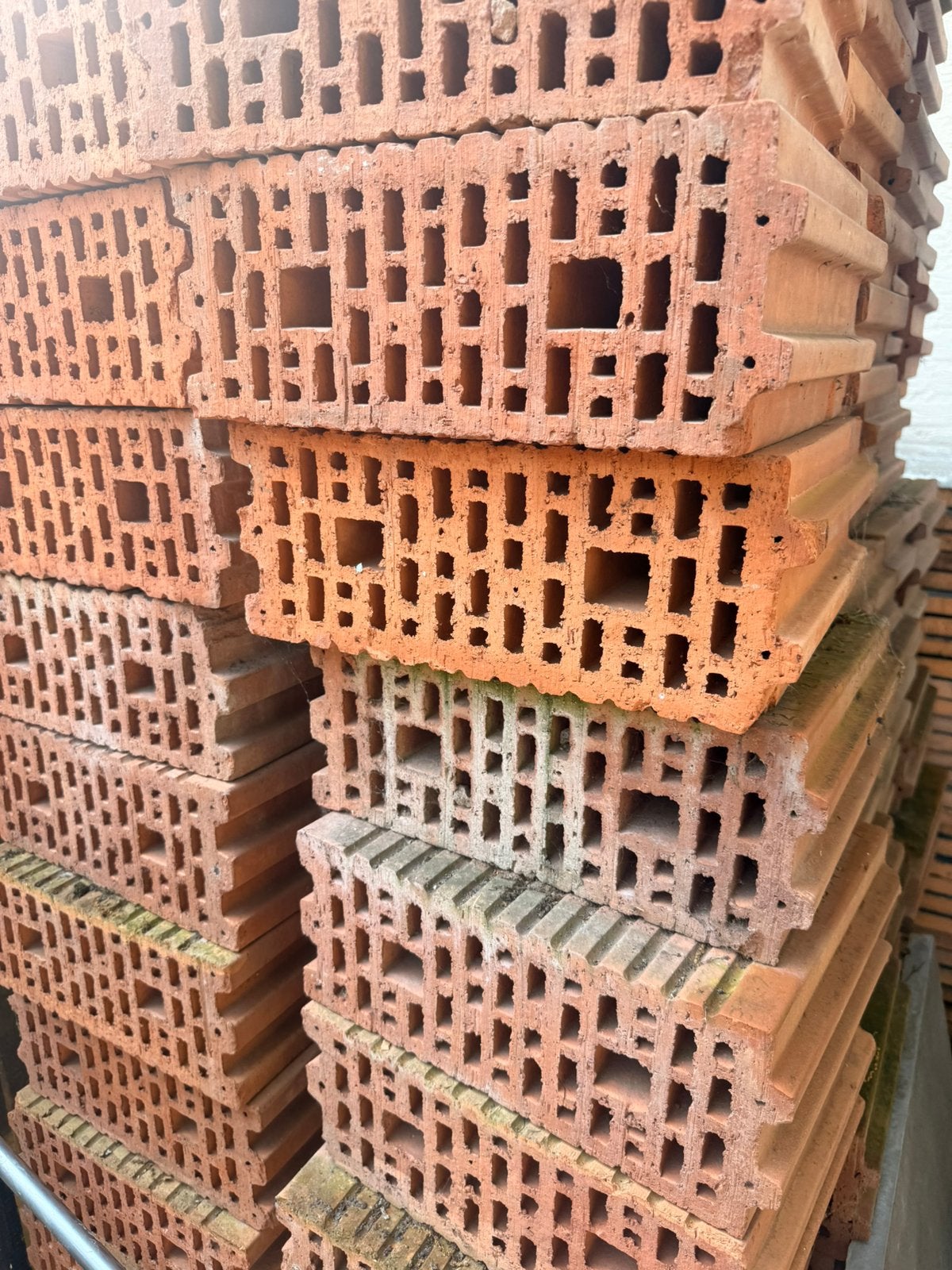 Keramische snelbouwstenen / Porotherm blokken, Doe-het-zelf en Verbouw, Metselstenen, Ophalen, Nieuw, Bakstenen