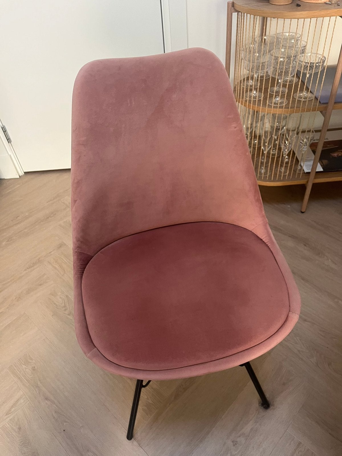 4 roze stoelen, Ophalen, Gebruikt, Overige kleuren, Vier