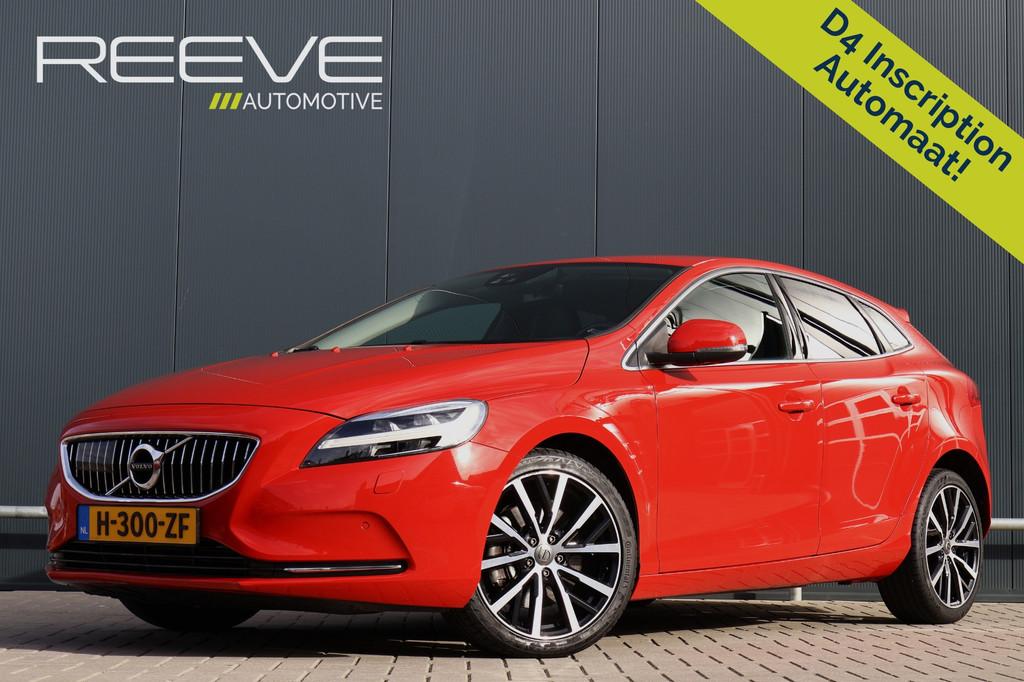 Volvo V40 2.0 D4 Inscription Automaat 190pk | Leer | Stoelve, Auto's, Volvo, Gebruikt, Leder, Diesel, 154 €/maand