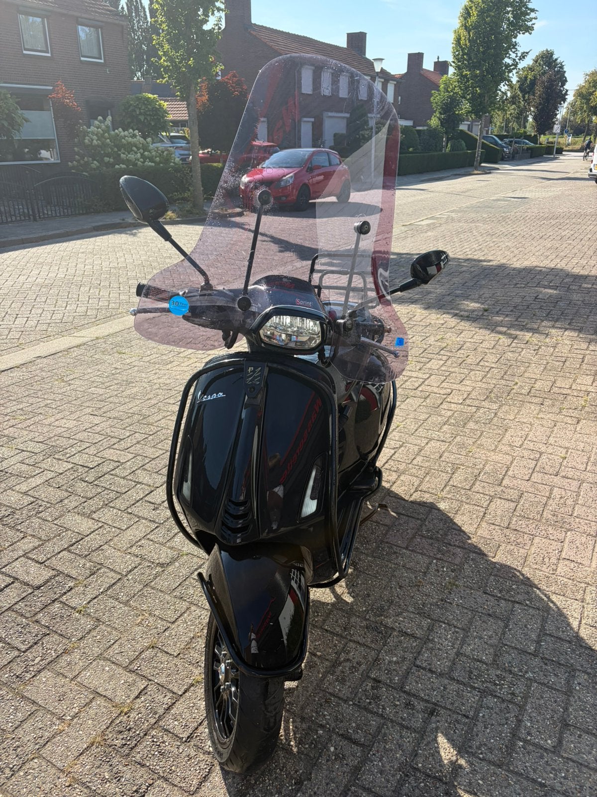 Vespa Sprint Notte Mat Zwart | Nette Staat | Rijdt Perfect, Fietsen en Brommers, Scooters | Vespa, Ophalen, Gebruikt, Overige modellen