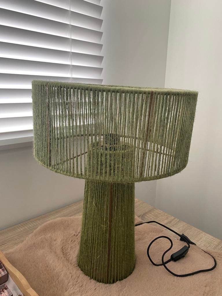 Light & Living tafellamp - Groen, Huis en Inrichting, Ophalen, Zo goed als nieuw, Overige materialen, 50 tot 75 cm