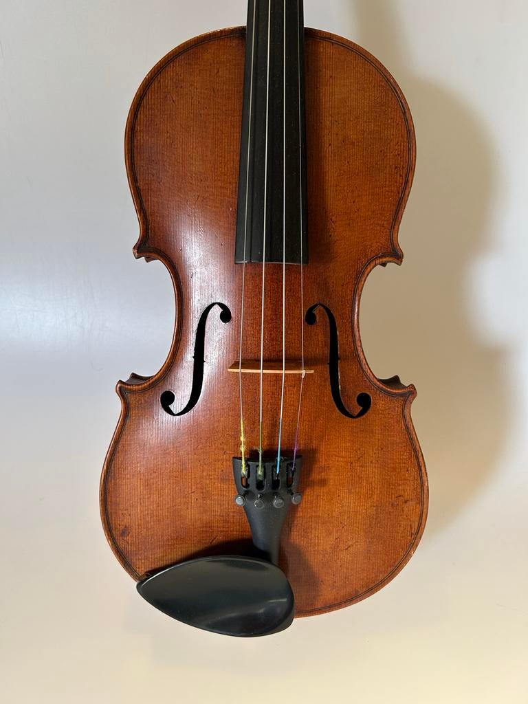 Antieke Duitse 4/4 viool met warme klank en taxatierapport, Muziek en Instrumenten, Strijkinstrumenten | Violen en Altviolen, Gebruikt