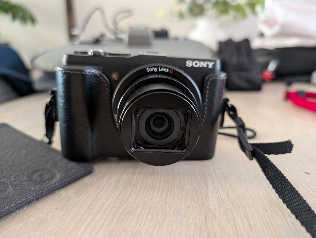 Sony Cybershot DSC-HX60v, Ophalen, Accu, Zo goed als nieuw, Sony