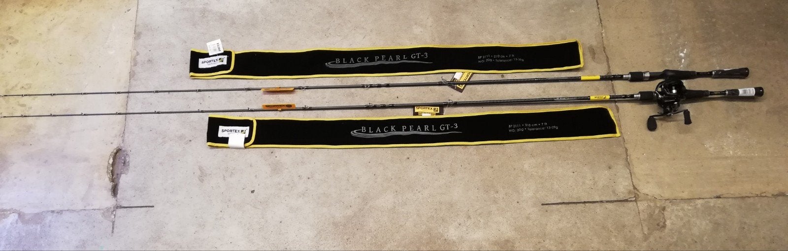 Sportex black pearl BP 2111 baitcast 210 7ft 20g 13-29g, Ophalen, Nieuw, Werphengel