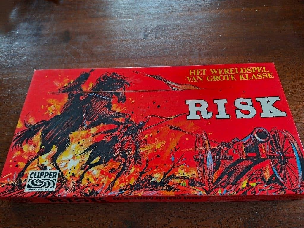 Risk, Clipper. rode doos, Een of twee spelers, Ophalen of Verzenden, Gebruikt, Clipper