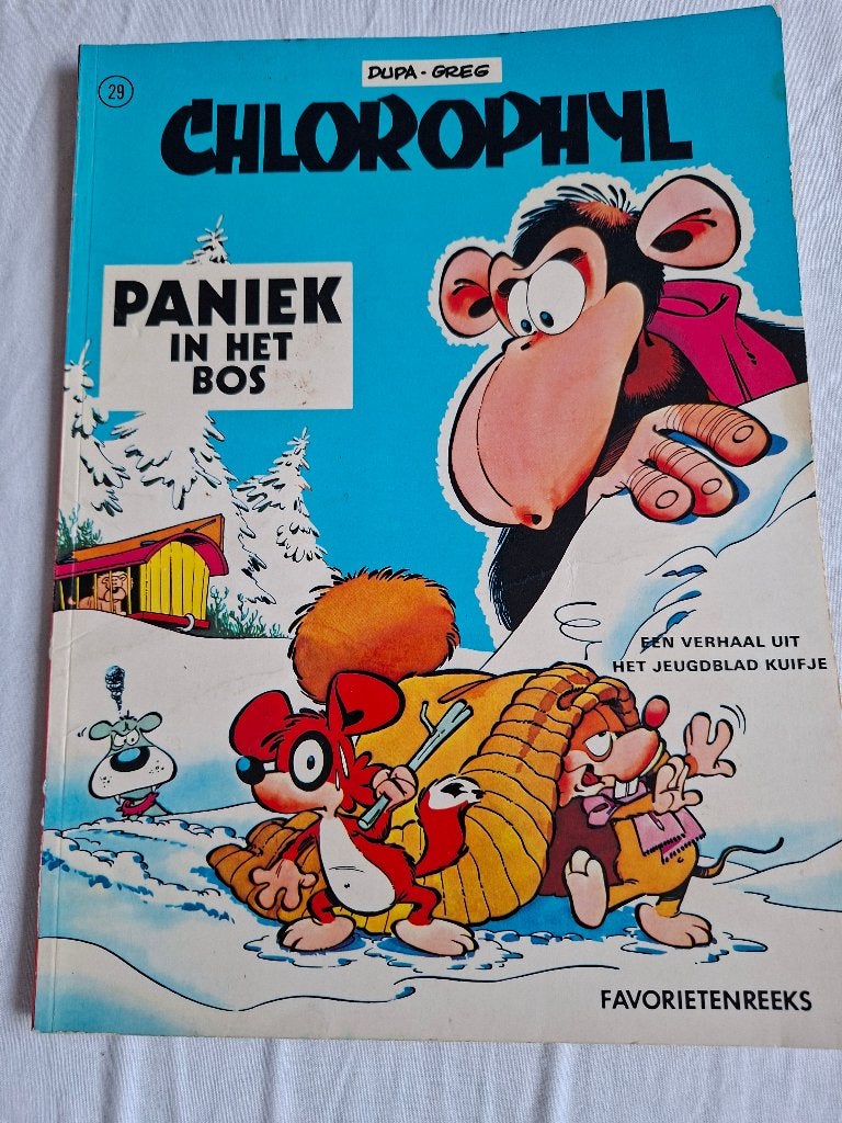 Chlorophyl, paniek in het bos, Eén stripboek, Ophalen of Verzenden