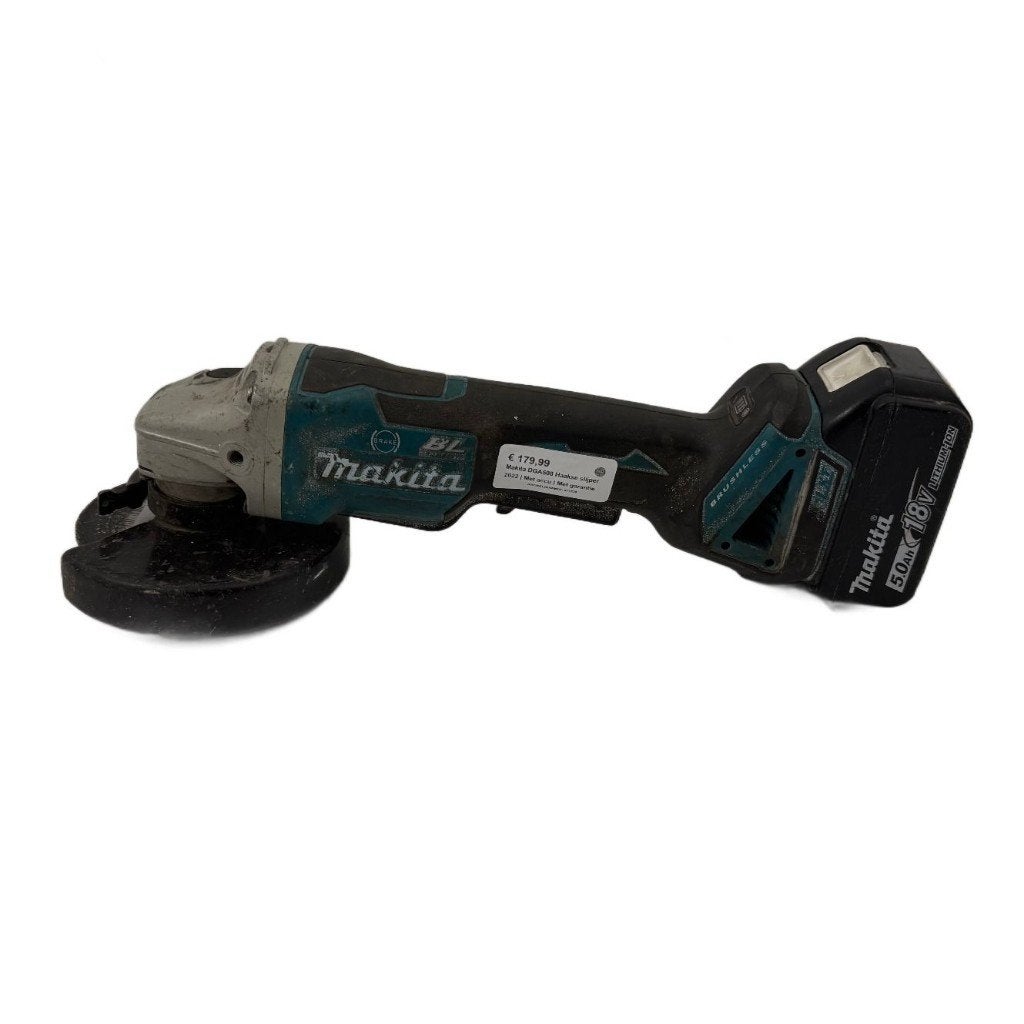Makita DGA508 Haakse slijper 2022 | Met accu | Met garantie, Dordrecht@usedproducts.nl, Toulonselaan 72, Haakse handslijpmachine