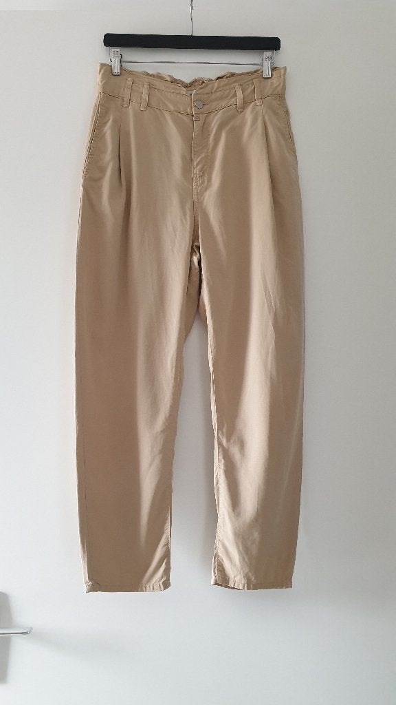 COJ Denim Cup Of Joe Camila Baggy Pant Beige maat L, Kleding | Dames, Beige, Maat 42/44 (L), COJ Cup of Joe, Ophalen of Verzenden