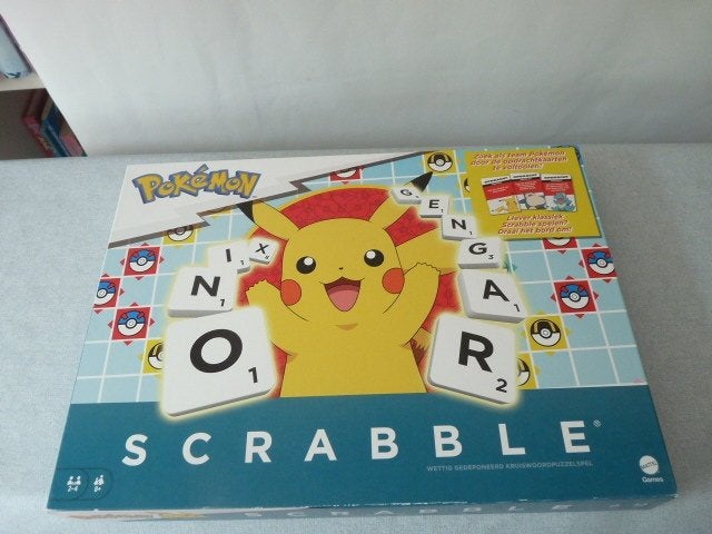 Pokemon scrabble bordspel , 2 spellen in 1 nieuw  , Een of twee spelers, Ophalen of Verzenden, Nieuw, Mattel