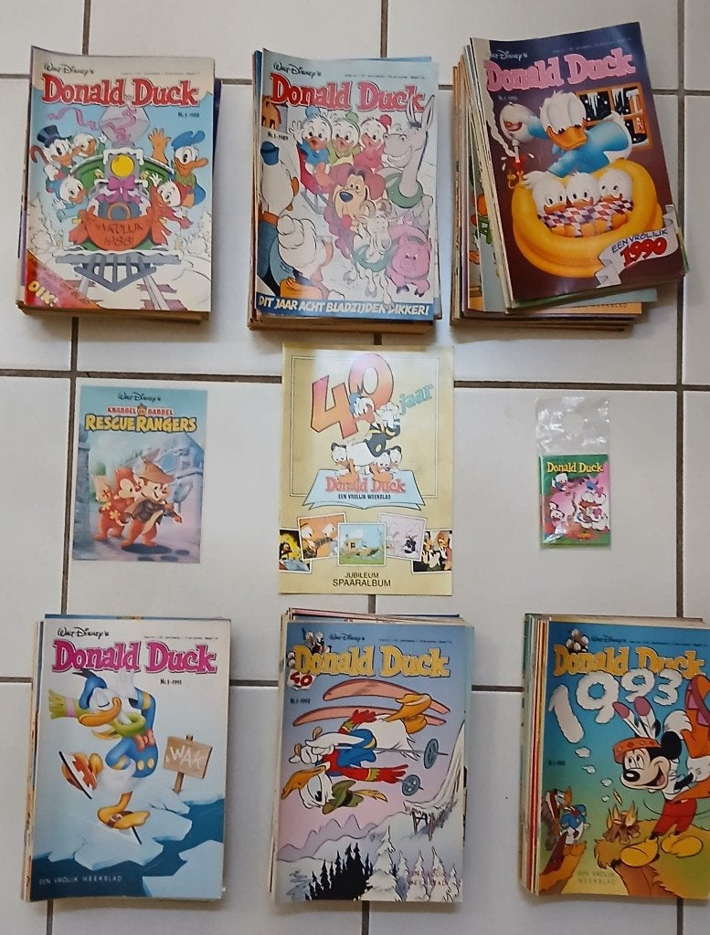 Donald Duckies 1988-1993, Disney Donald Duck, Meerdere stripboeken, Ophalen, Gelezen