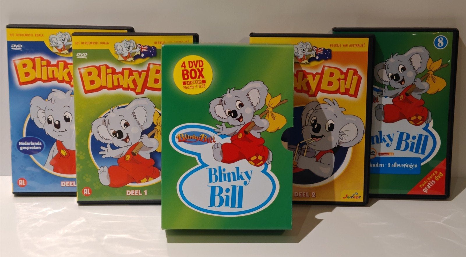 Blinky Bill 4 DVD Box koala kind animatie tekenfilm
Maya, Alle leeftijden, Ophalen of Verzenden, Zo goed als nieuw