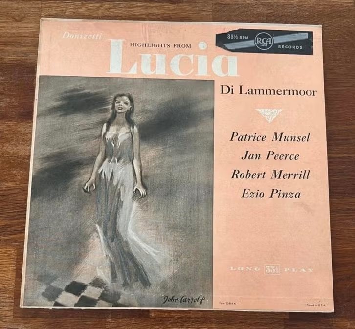 15. LP Gaetano Donizetti Highlights Lucia Di Lammermoor Mono, Overige typen, Overige typen, Ophalen of Verzenden, Zo goed als nieuw