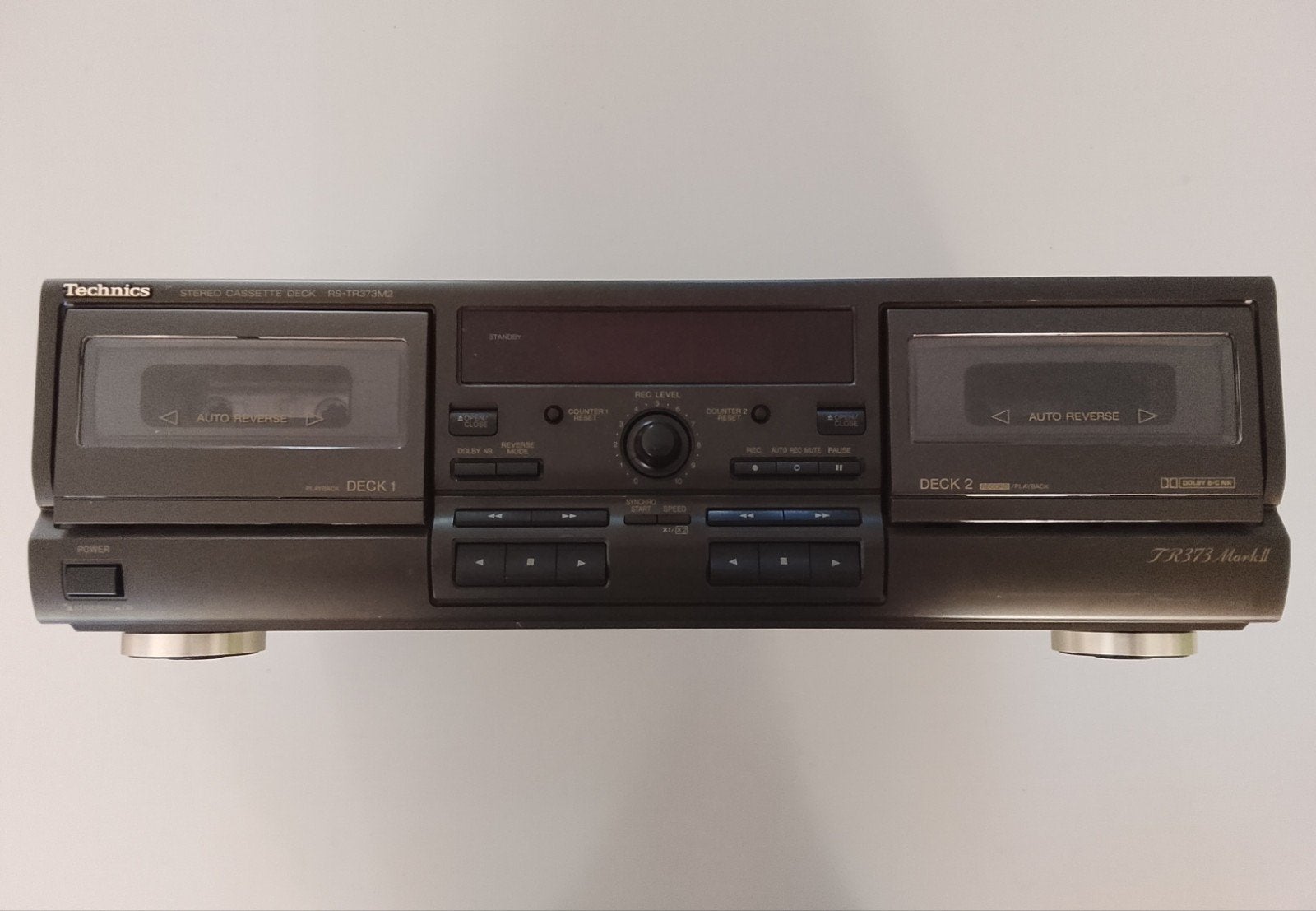 Technics RS-TR373 Mark II Dubbel Cassettedeck, Ophalen, Dubbel, Overige merken, Auto-reverse
