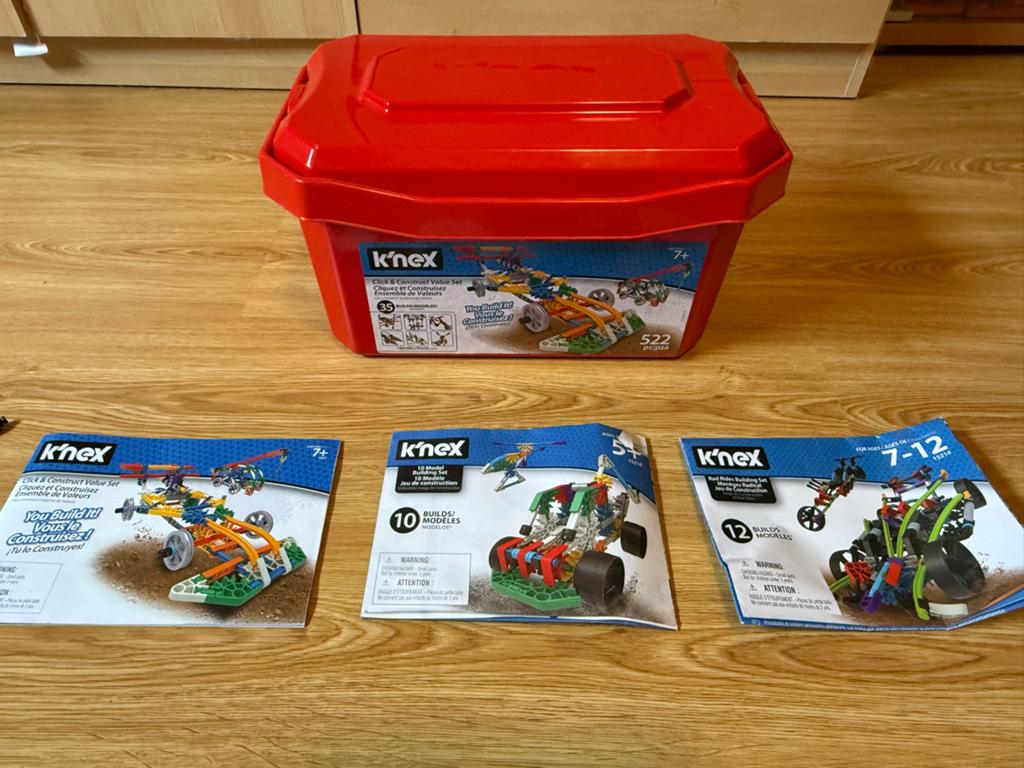 K'nex Click & Construct Value Set - 3 sets, Ophalen, Zo goed als nieuw, K'nex
