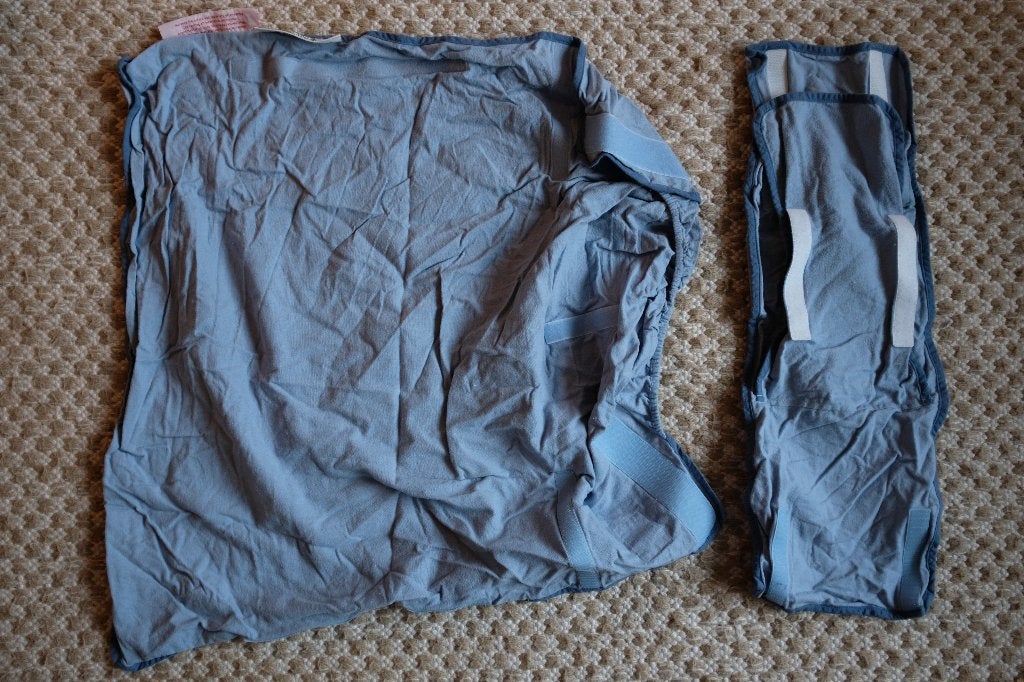 Pacco Piccolo inbakerdoek 4–7 kg blauw (3 stuks), Ophalen, Nieuw, Minder dan 70 cm, Bakerzak of Bakerdoek
