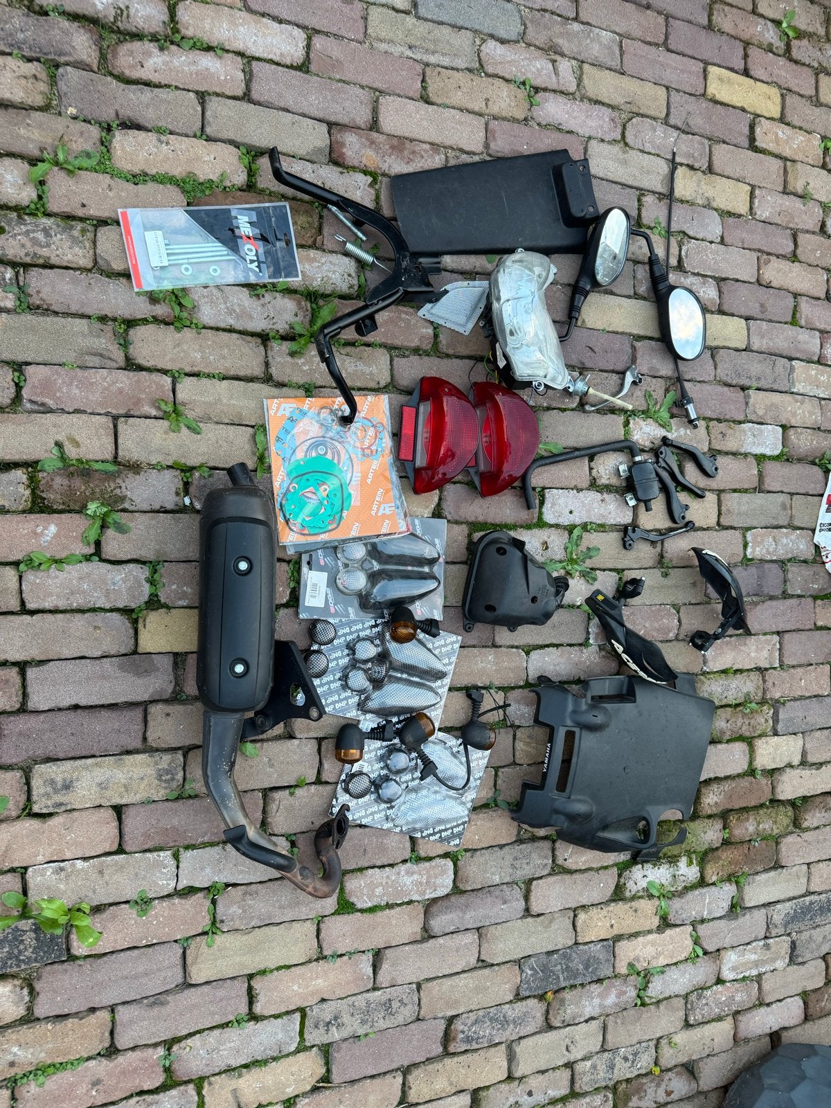 Grote partij scooter onderdelen - Gebruikt en nieuw, Ophalen of Verzenden, Gebruikt