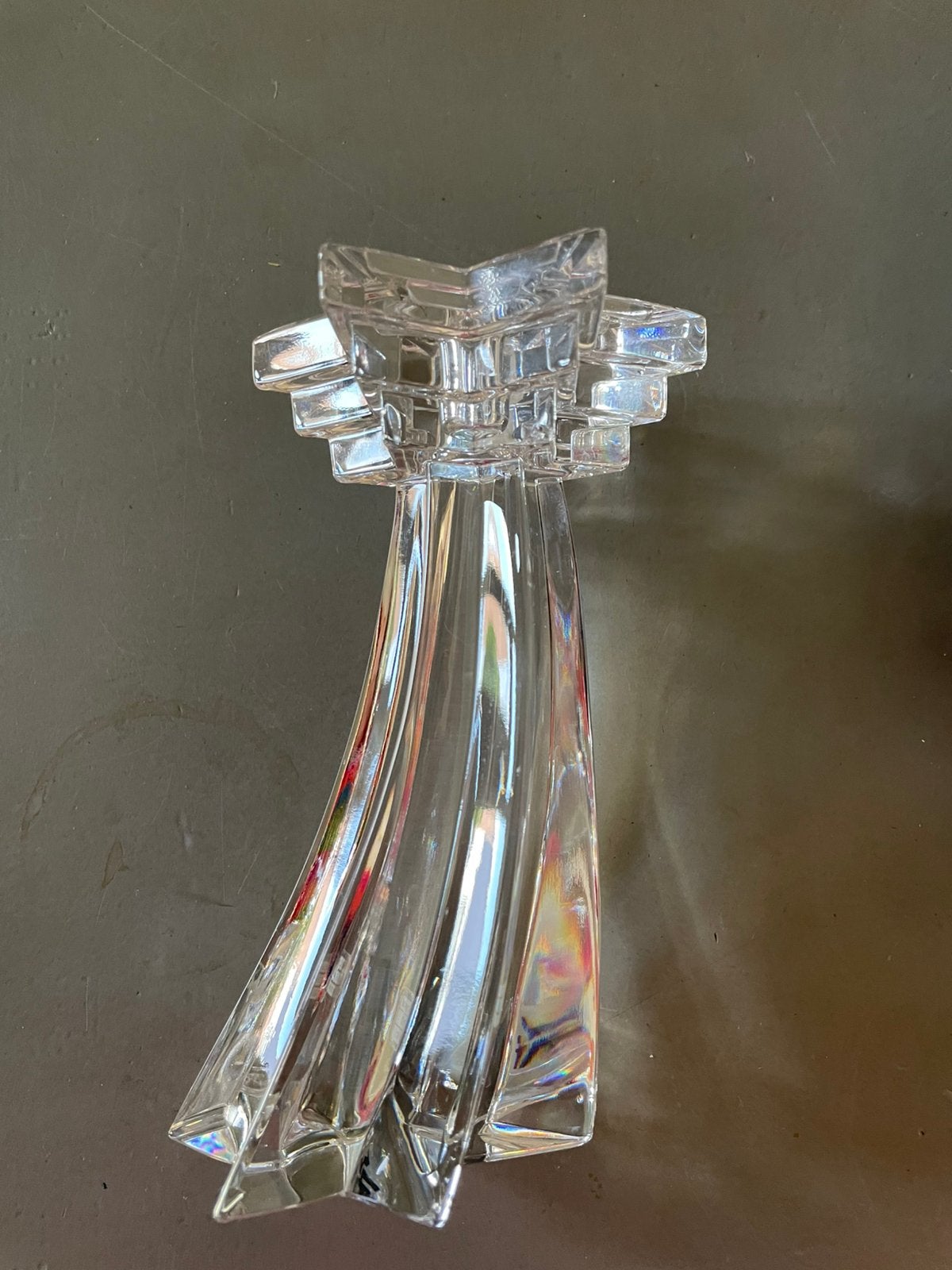 WMF KANDELAAR kristal, Ophalen of Verzenden, Gebruikt, Kandelaar