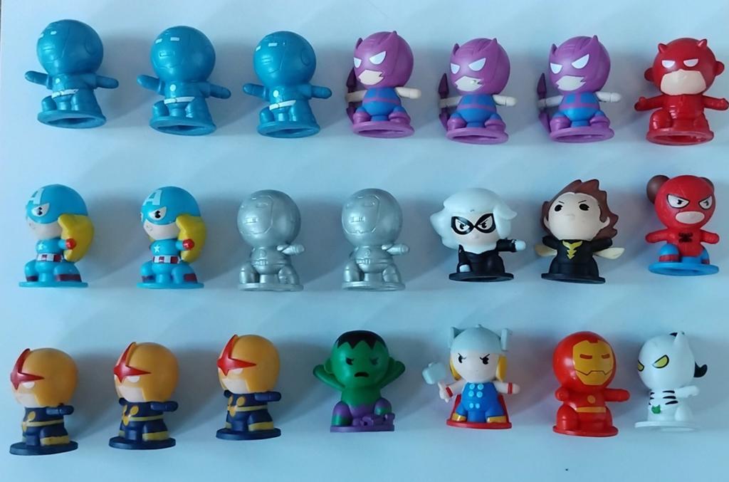 (2014) Plus Supermarkt Avengers Figuurtjes, Verzamelen, Ophalen, Zo goed als nieuw