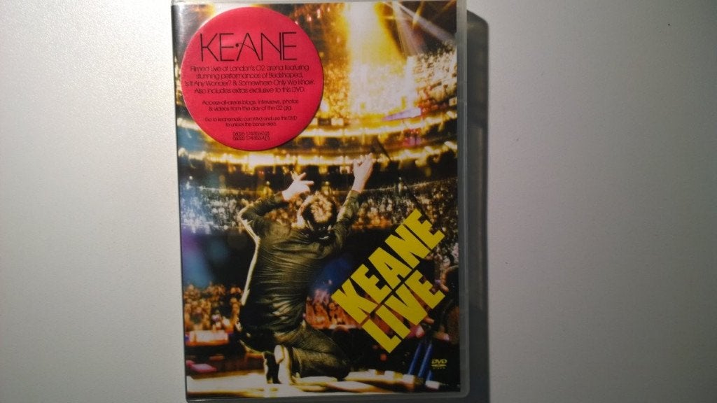 Keane - Live (DVD), Alle leeftijden, Ophalen of Verzenden, Zo goed als nieuw, Concert