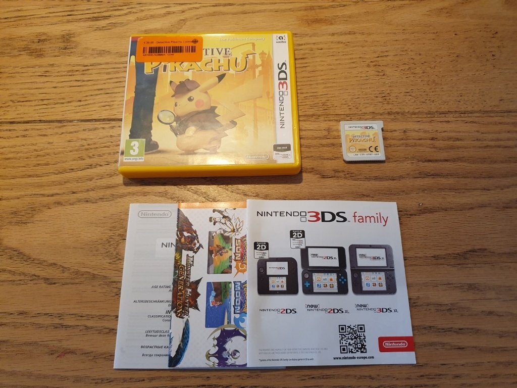 Detective Pikachu € 35,00, Avontuur en Actie, Verzenden, 1 speler, Zo goed als nieuw