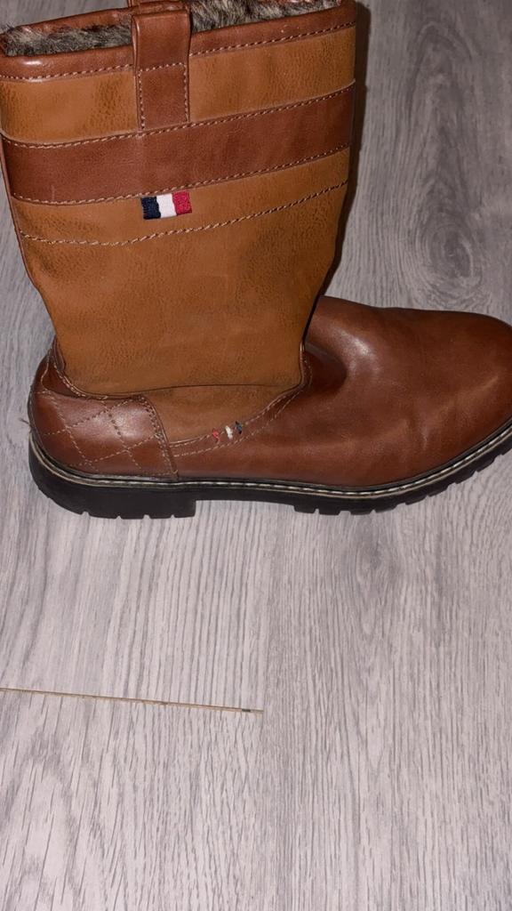 Bruine laarzen, Kleding | Dames, Schoenen, Bruin, Lage of Enkellaarzen, Ophalen of Verzenden, Zo goed als nieuw