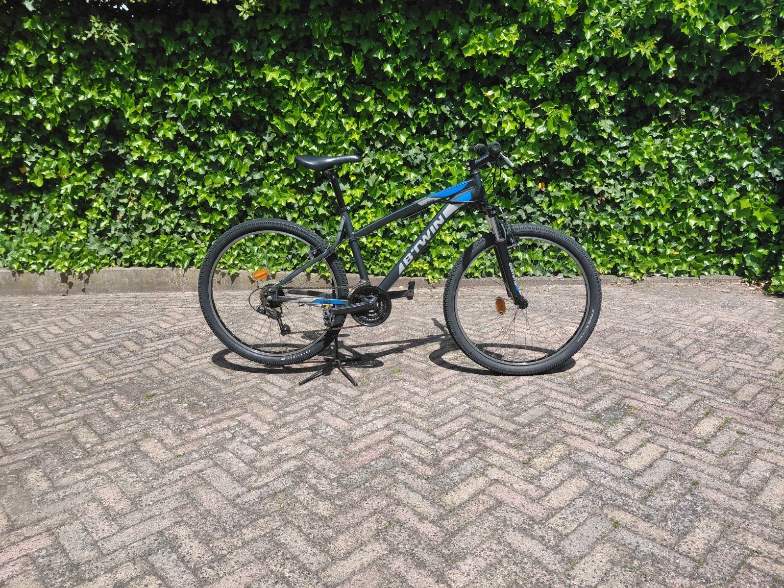 Goed onderhouden Btwin fiets met nieuwe onderdelen, Hardtail, Velgrem, 49 tot 53 cm, Zo goed als nieuw