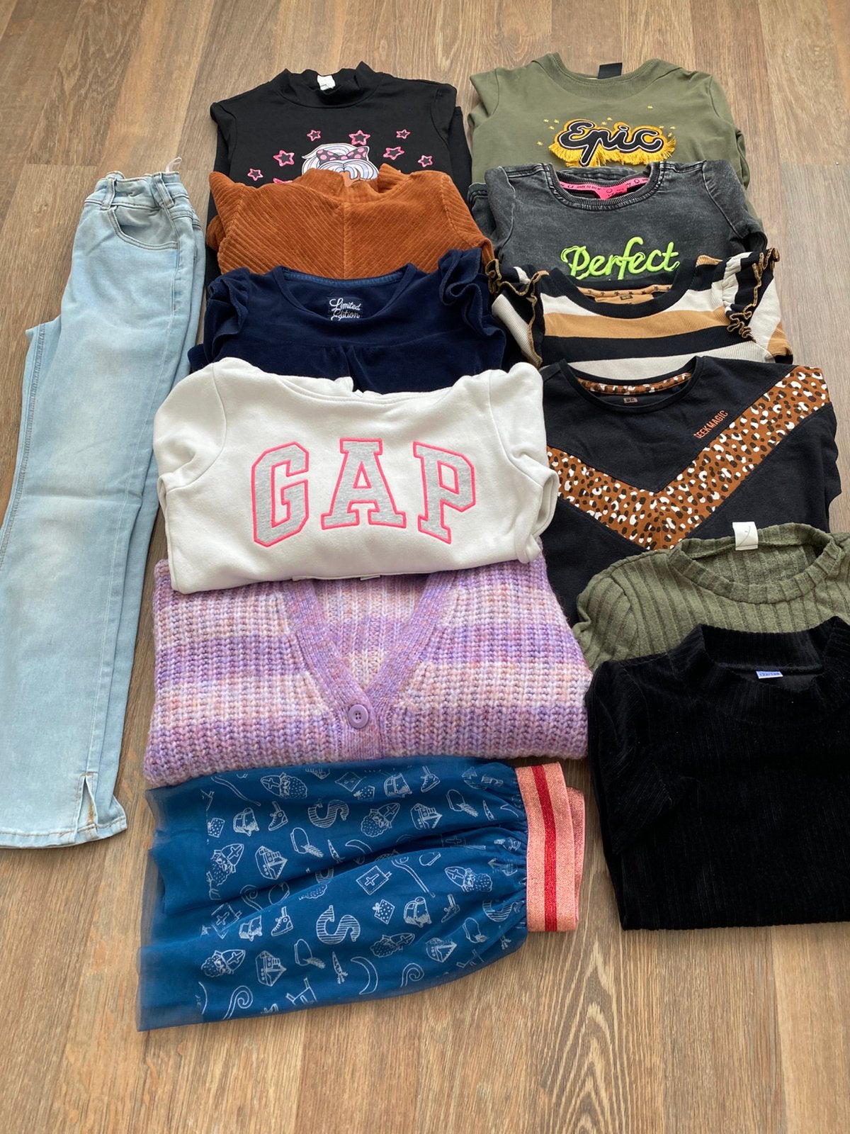 Meisjes kleding pakket maat 122/128, Ophalen of Verzenden, Gebruikt, Meisje, Overige typen